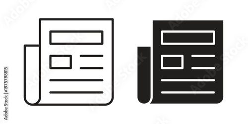 News icon for web and application. EPS10