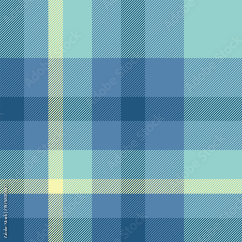 Chinese new year pattern seamless textile, purity texture plaid vector. Greeting background tartan fabric check in cyan and light colors.