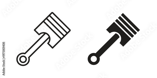 Piston icon for web and application. EPS10