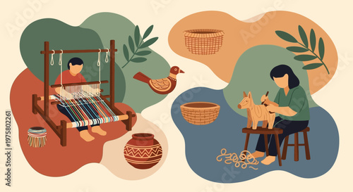 Traditional crafts and handmade products