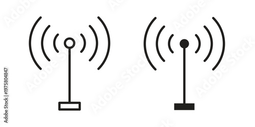 Signals icon for web and application. EPS10