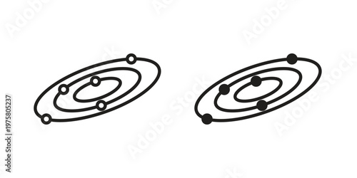 Space icon for web and application. EPS10