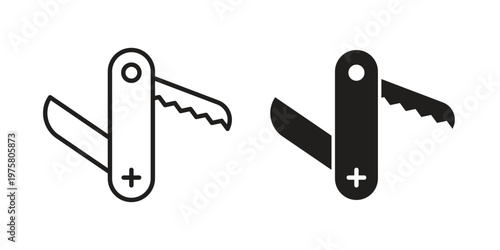 Swiss Knife icon for web and application. EPS10