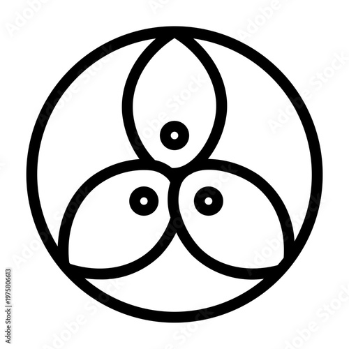 Three Jewels line icon