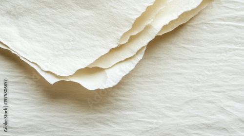 Subtle Texture of Handmade Paper Featuring Soft Fibers and Gentle Shadows for Creative Mockups