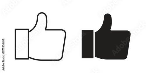 Thumb icon for web and application. EPS10