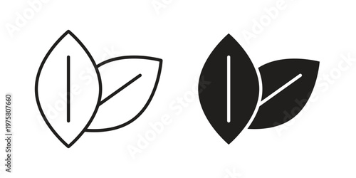 Vegan icon for web and application. EPS10