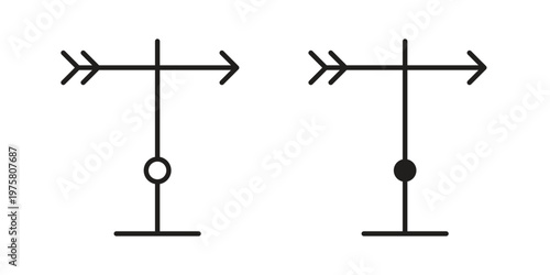Veleta icon for web and application. EPS10