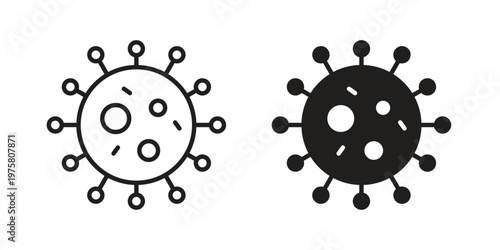 virus icon for web and application. EPS10