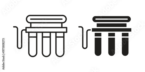 Water filtration icon for web and application. EPS10