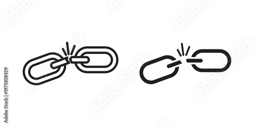 Weakness icon for web and application. EPS10