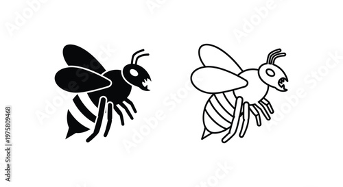 AntsVsWasps Nature’s Tiny Warriors Clash Vector