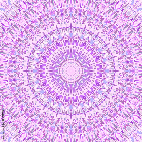 Colorful psychedelic petal ornament pattern mandala background design