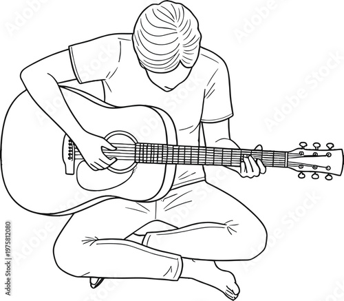 Guitar Player Sketch