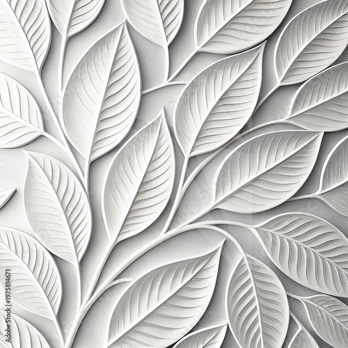 seamless background with leaves