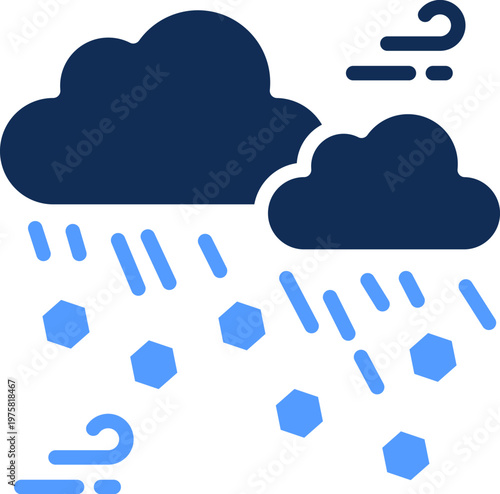 Hail Storm glyph color icon