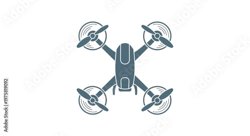 Drone Aerial Quadcopter Flying Machine.