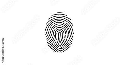 Fingerprint Identification Mark Pattern.