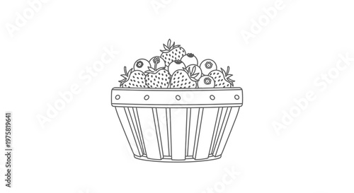 Fresh Fruit in a Basket.