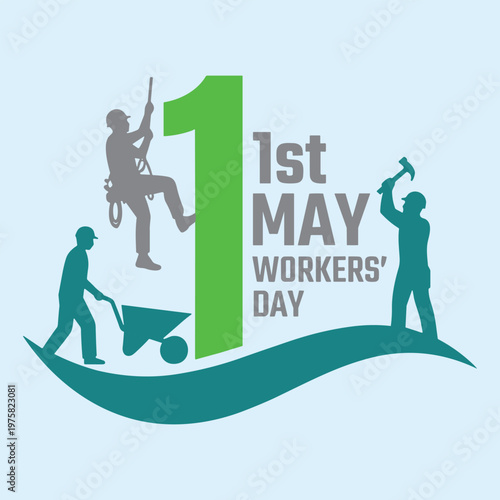 Celebrating Labor: Commemorating the dedication and hard work of laborers, this visual salutes the strength and contribution of workers on Labor Day.