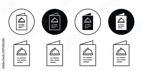 Menu icon flat design in black and white isolated minimal navigation symbol for web mobile interface hamburger button vector illustration