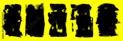 Paint roller ink brush texture background