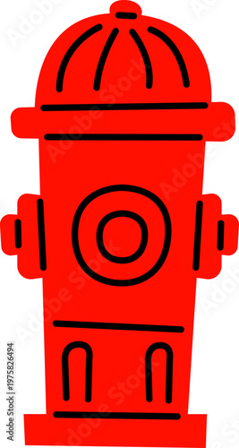 Fire Extinguisher Safety Equipment Illustration