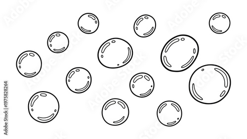 Bubbles in the air: an eye-level shot captures numerous translucent bubbles floating mid-air, adding a touch of wonder and joy to the atmosphere.