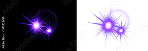vibrant purple starburst with glowing effects on a black background description a dazzling purple starburst radiates intense light against a dark