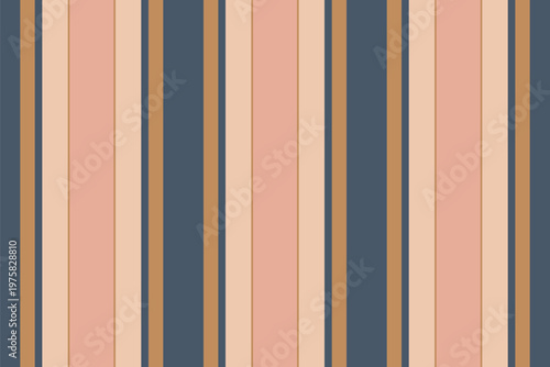 Stylish background lines textile, african seamless vertical pattern. Mix texture vector stripe fabric in orange and pastel colors.