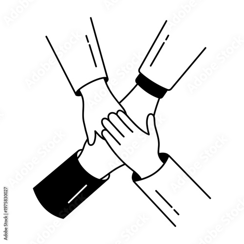 A doodle style icon showing cultural diversity