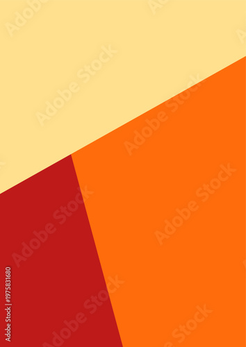 Warm colors Abstract wallpaper design with space to display your products. Geometric shapes. for selling products, backdrop, wallpaper, background, text. Vector illustration.