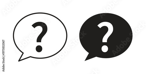 Photos Comment question icon vector design elements