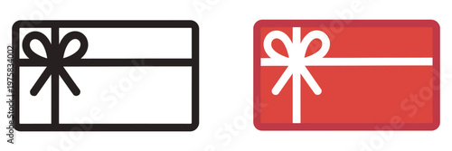 Set of gift card icons vector illustration featuring shopping gift cards, vouchers, reward and loyalty cards flat minimal design isolated