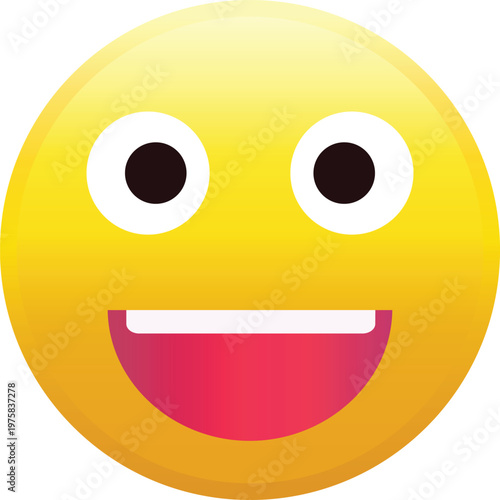 Happy Yellow Smiley Face Emoji
