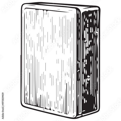 External Hard Drive Storage Device Icon Data Backup Portable HDD Tech Illustration