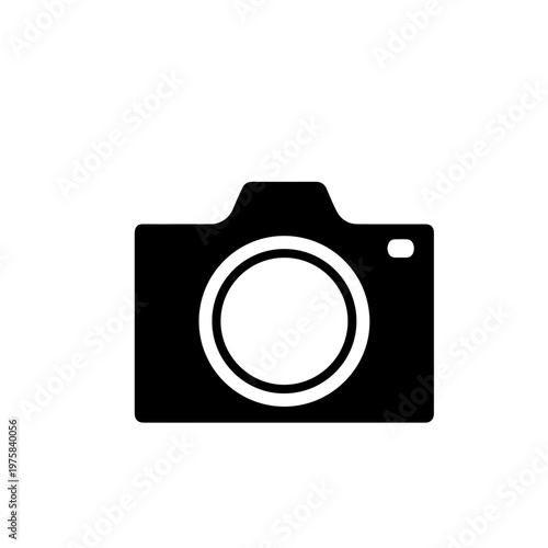 Digital Camera Vector Illustration 5 – Modern DSLR Photography Icon