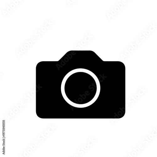 Digital Camera Vector Illustration 4 – Modern DSLR Photography Icon