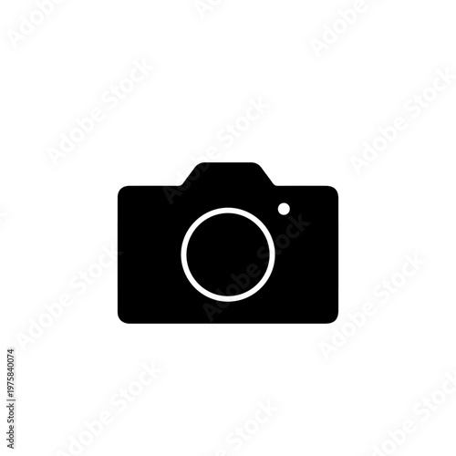 Digital Camera Vector Illustration 6 – Modern DSLR Photography Icon