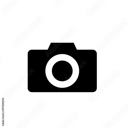Digital Camera Vector Illustration 2 – Modern DSLR Photography Icon