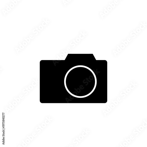 Digital Camera Vector Illustration 3 – Professional DSLR Photography Icon