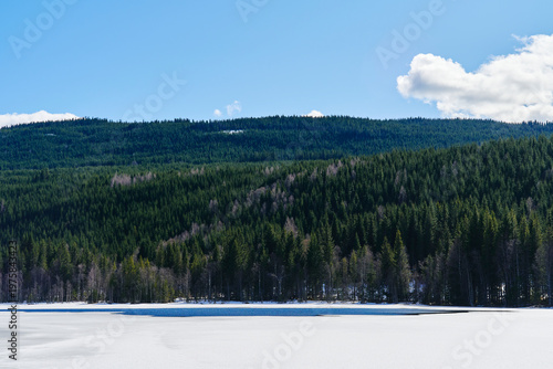 By the Høversjøen Lake of the Totenåsen Hills, Norway, April 2026.