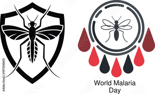 World malaria day vector