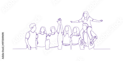 Happy Friendship Day design for poster, banner, and greeting card concept.