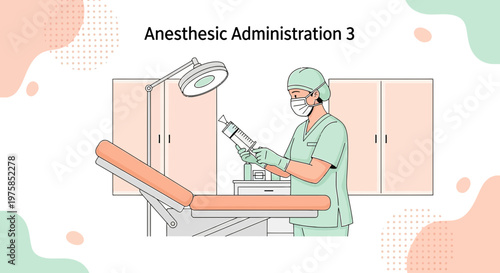 Anesthesiologist Preparing Injection in Operating Room
