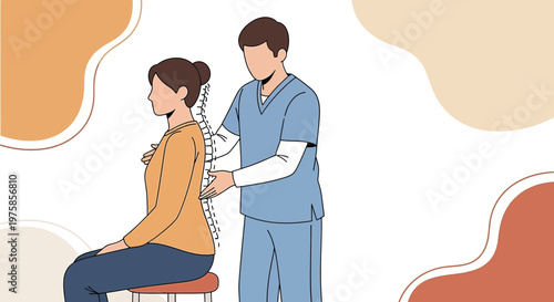 Chiropractor Adjusting Patient's Spine