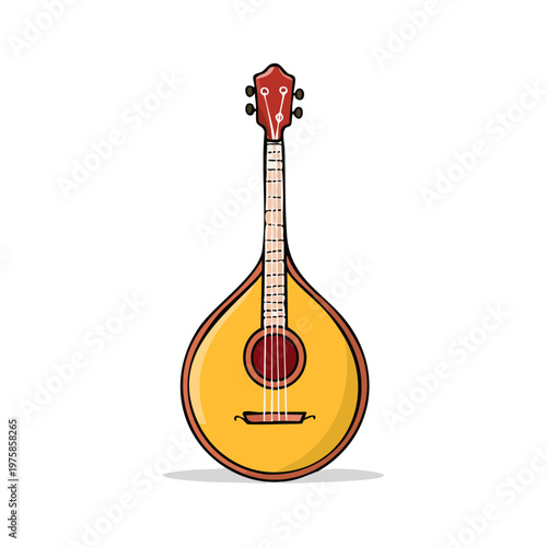 Portuguese Fado Guitar Illustration Folk Instrument Music Stringed Instrument Traditional Sound Acoustic Melody