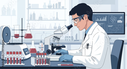 Doctor explains medical conditions to patient in clinic setting.