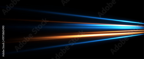 Digitally inspired background image featuring fast-moving light trails and a gradient glow. The futuristic blue and yellow design symbolizes speed, data flow, and network connectivity.