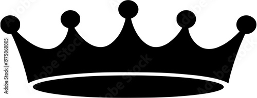 Keep Calm Crown Wide Banner Style Vector Illustration
